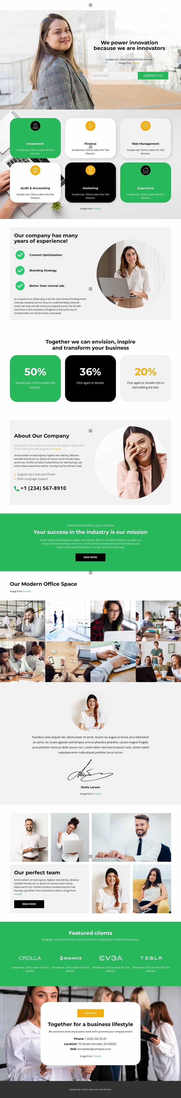 New people new ideas Website Builder Templates