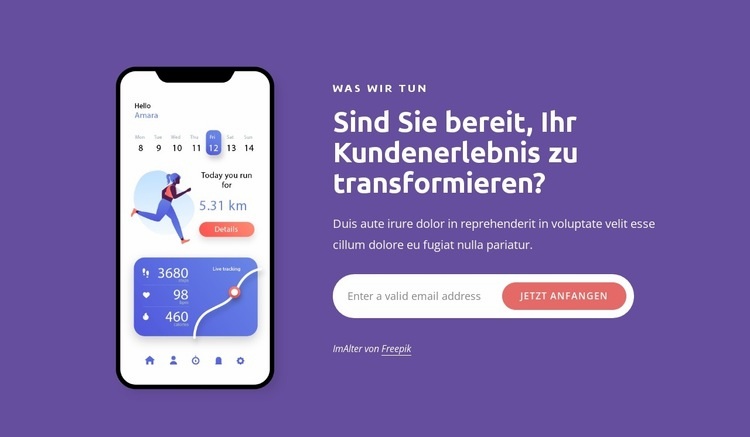 Wir entwickeln sowohl Android- als auch iOS-Anwendungen Eine Seitenvorlage