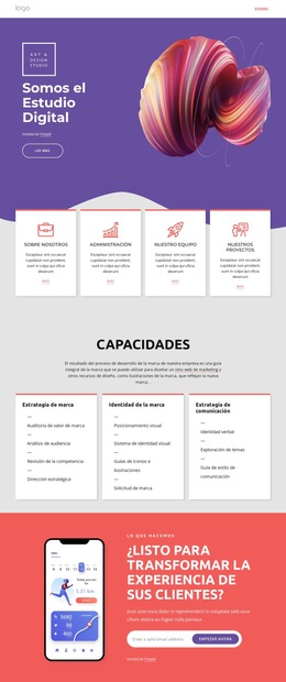 Funcionalidad De Diseño Para Somos El Estudio Digital