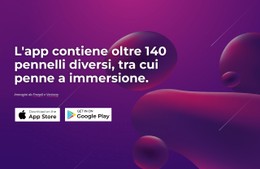 Progettazione Del Sito Web Per Migliore Applicazione Di Arte Digitale