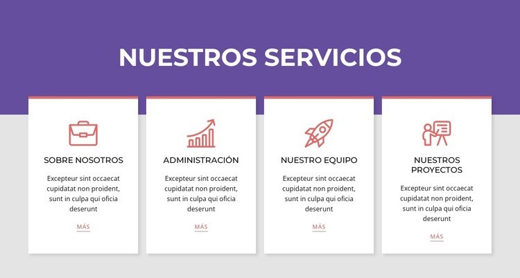 Servicios en repetidor de red Plantillas de creación de sitios web