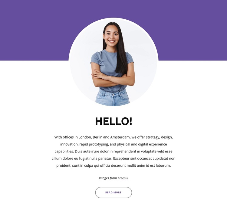 Company consulting team HTML5 Template