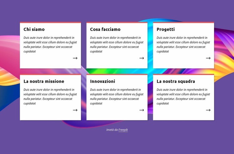 Crediamo nell'innovazione e nella risoluzione creativa dei problemi Mockup del sito web