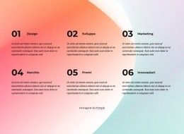 Testi Su Sfondo Sfumato - Bellissimo Modello HTML5