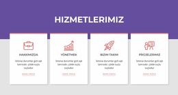 Izgara Tekrarlayıcıdaki Hizmetler - Joomla Web Sitesi Şablonu