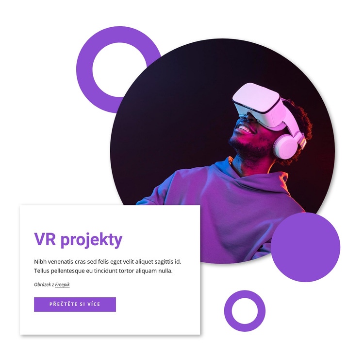 VR projektory Šablona CSS
