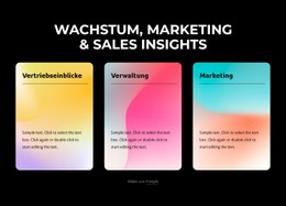 3 Spalten Mit Hintergrund Mit Farbverlauf Kostenlose CSS-Websitevorlage