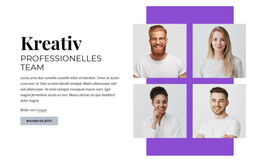 Kreatives Professionelles Team – Responsives WordPress-Theme