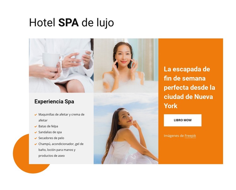 Fin de semana perfecto Diseño de páginas web