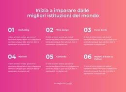 Inizia A Imparare Modelli Html5 Responsive Gratuiti