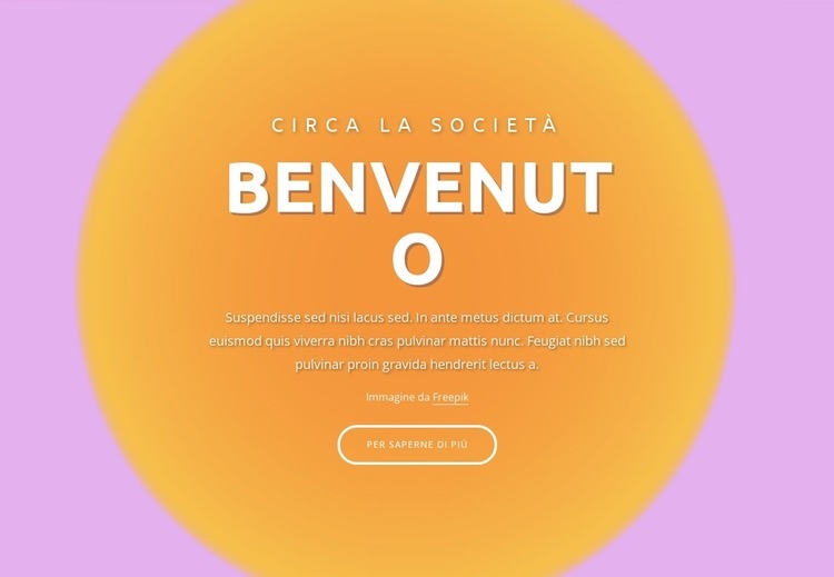 Blocco di benvenuto su sfondo astratto Modello