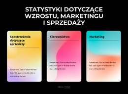 3 Kolumny Z Gradientowym Tłem – Niesamowita Makieta Witryny Internetowej