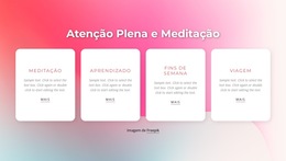 Meditação Mindfulness Facilitada - Modelo De Construtor De Sites