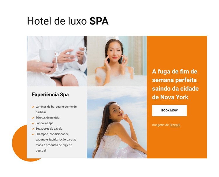 Fim de semana perfeito Landing Page