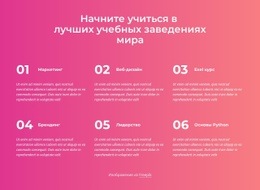 Начать Обучение - Drag And Drop HTML Builder