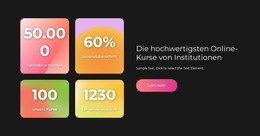 Kurse Von Höchster Qualität - HTML-Vorlagencode