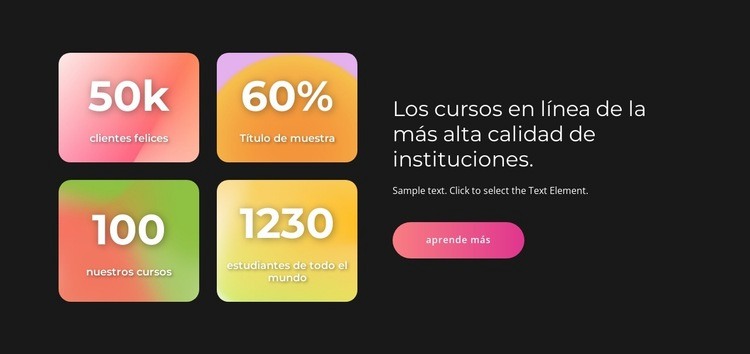 Cursos de la más alta calidad. Creador de sitios web HTML