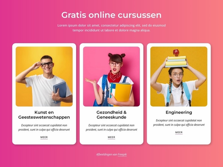 De beste gratis online cursussen Bestemmingspagina