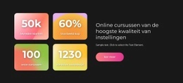 Premium Website-Ontwerp Voor Cursussen Van De Hoogste Kwaliteit
