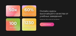 Курсы Высочайшего Качества Бесплатный Шаблон Веб-Сайта CSS