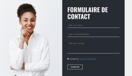 Formulaire De Contact Avec Image - Meilleur Créateur De Sites Web