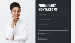 Formularz Kontaktowy Ze Zdjęciem - Nowoczesny Motyw WordPress