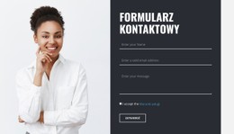 Formularz Kontaktowy Ze Zdjęciem Szablon CSS