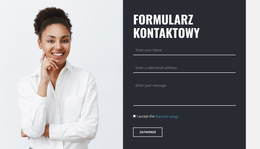 Formularz Kontaktowy Ze Zdjęciem - Pobranie Szablonu Strony Internetowej