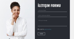 Resimli Iletişim Formu #One-Page-Template-Tr-Seo-One-Item-Suffix