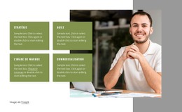 Nous Conseillons Les Dirigeants Sur La Stratégie Modèle De Mise En Page CSS