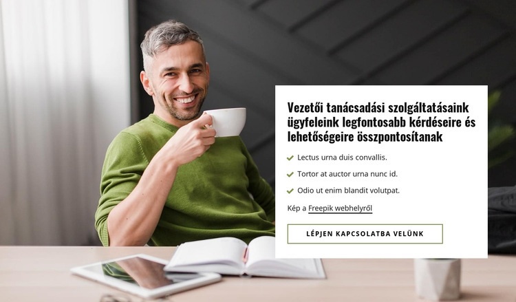 Eredmények és partnerségek HTML Sablon