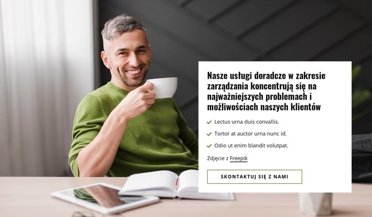 Wyniki i partnerstwa Szablon CSS