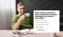 Design De Site Pronto Para Uso Para Resultados E Parcerias