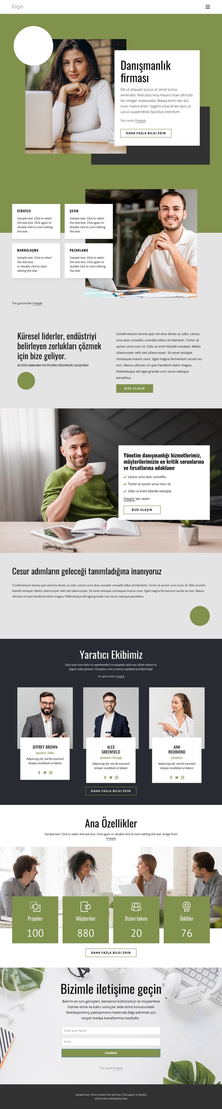 İnovasyona başlayın Web sitesi tasarımı