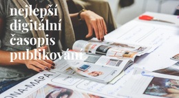 Nejlepší Digitální Časopis - Šablona Bootstrapu