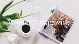 Women Magazine HTML CSS Website Template