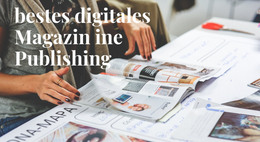 Bestes Digitales Magazin - Bootstrap-Vorlage