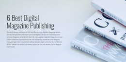 Kostenloses Webdesign Für Veröffentlichung Digitaler Magazine