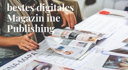 Bestes Digitales Magazin - Mobile Zielseite