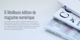 Publication De Magazines Numériques - Maquette Filaire