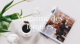 Magazine Femme Modèle De Site Web HTML CSS