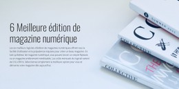 Publication De Magazines Numériques Modèle CSS Simple