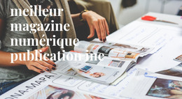 Meilleur Magazine Numérique - Modèle D'Amorçage