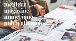 Modèle De Site Pour Meilleur Magazine Numérique