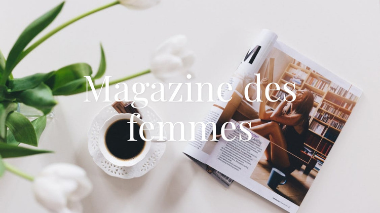 Magazine femme Thème WordPress