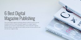 Site Template For Digital Magazine Publishing