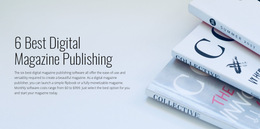 Digital Magazine Publishing - Free HTML5 Template