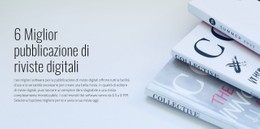 Pubblicazione Di Riviste Digitali Modello CSS Semplice