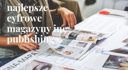 Ekskluzywna Makieta Strony Internetowej Dla Najlepszy Magazyn Cyfrowy