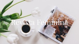 Revista Feminina - Construtor De Sites